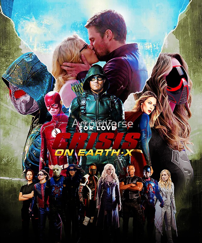 "Arrowverse crisis on earth x" Stickers by Arrowverse