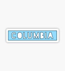 Columbia Sticker