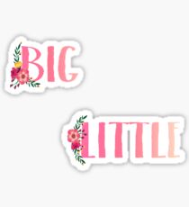 Big and Little stickers Sticker