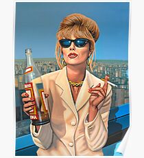 Joanna Lumley als Patsy Stone-Malerei Poster