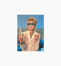 Joanna Lumley as Patsy Stone painting Art Board