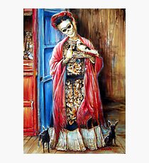 Day of the Dead 'Frida with Doves' by Heather Calderon Photographic Print