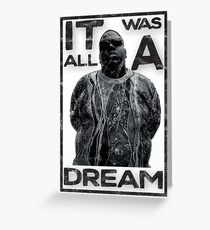 Juicy - Biggie Smalls Greeting Card