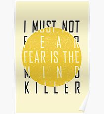 Dune - The Litany Against Fear Poster