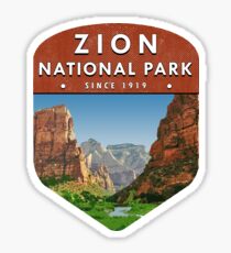 Zion Nationalpark 2 Sticker