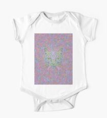 Abstract Cat One Piece - Short Sleeve