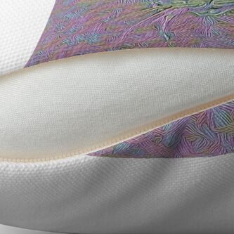 Alternate view of Abstract Cat Throw Pillow