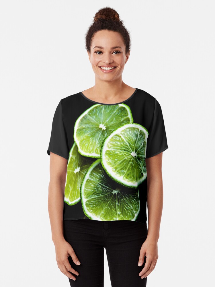 lime colored shirt