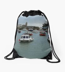 PORTHLEVEN HARBOUR Drawstring Bag