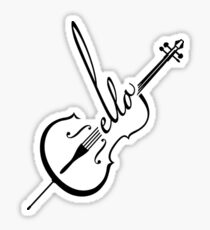 Cello Stickers | Redbubble