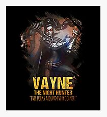League of Legends VAYNE Photographic Print