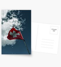Swiss Flag Postcards