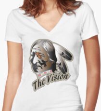 The Vision Women's Fitted V-Neck T-Shirt