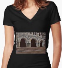 Harvard-Entrance to law school , c1900 Women's Fitted V-Neck T-Shirt