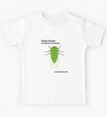 Green Grocer cicada (Cyclochila australasiae) Kids Tee