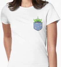 Toy Story Alien Pocket Women's Fitted T-Shirt
