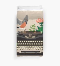 Funda nórdica El pájaro y la máquina de escribir