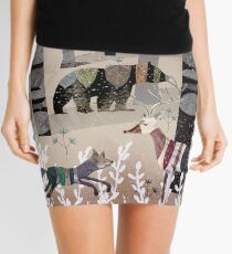 Forest In Sweater Mini Skirt