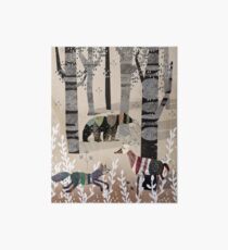 Forest In Sweater Art Board