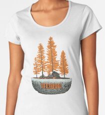 bon iver - indie folk Women's Premium T-Shirt