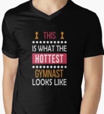 Gymnastics Gymnast Birthday Hottest Looks Like Men's V-Neck T-Shirt