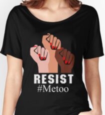 Metoo Hashtag T-shirt women say me too Women's Relaxed Fit T-Shirt