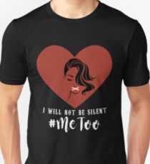Woman Say Me too T-shirt. Hashtag Metoo Unisex T-Shirt