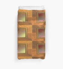 Gold frame within frame Duvet Cover