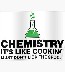 Funny Chemistry, Science Humor Poster