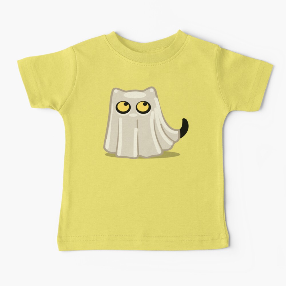 Cute Ghost Cat for Babies and Kids! Baby T-Shirt