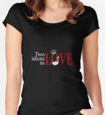 Swan Queen - Two idiots in love Women's Fitted Scoop T-Shirt
