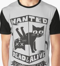 The Flash (Cisco's shirt) - Wanted Dead and Alive (Scrödinger's Cat) Graphic T-Shirt