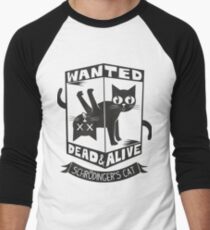 The Flash (Cisco's shirt) - Wanted Dead and Alive (Scrödinger's Cat) Men's Baseball ¾ T-Shirt