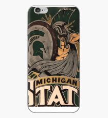 MICHIGAN STATE HAND-RENDERED ART iPhone Case