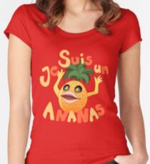 Je Suis Un Ananas Women's Fitted Scoop T-Shirt
