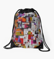 Split Down the Middle Drawstring Bag