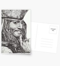 Captain Jack Sparrow Postcards