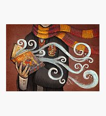 Books Magic Red Photographic Print
