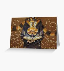 Books magic yellow Greeting Card