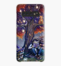 Young witch reading magic book Case/Skin for Samsung Galaxy