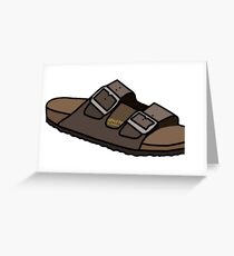 Birkenstock Sandal Greeting Card