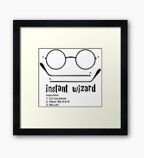 instant wizard Framed Print