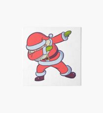 Dabbing Santa Funny Santa Clause in Dab Hip Hop pose Art Board