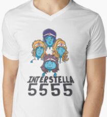 Interstella 5555, daft punk Men's V-Neck T-Shirt