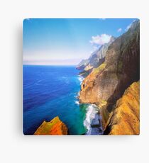 North Na Pali Küste Metalldruck