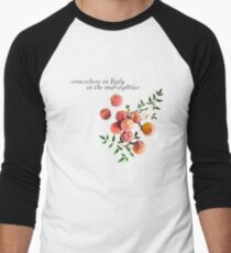 Camiseta ¾ bicolor para hombre Llámame por tu nombre - Inscripción