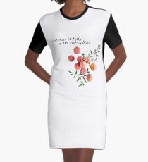 Call Me By Your Name - Inscription Graphic T-Shirt Dress