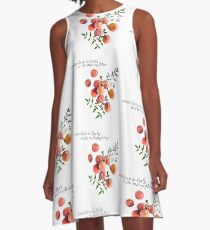 Call Me By Your Name - Inscription A-Line Dress