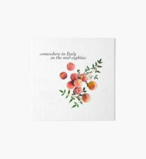 Call Me By Your Name - Inscription Art Board