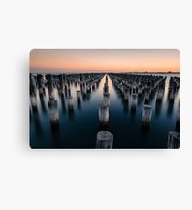Princes Pier, Port Melbourne, Australia Postcard Canvas Print